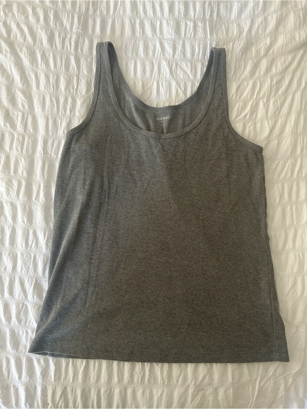 Old Navy Women's Charcoal Scoop Neck Tank Top